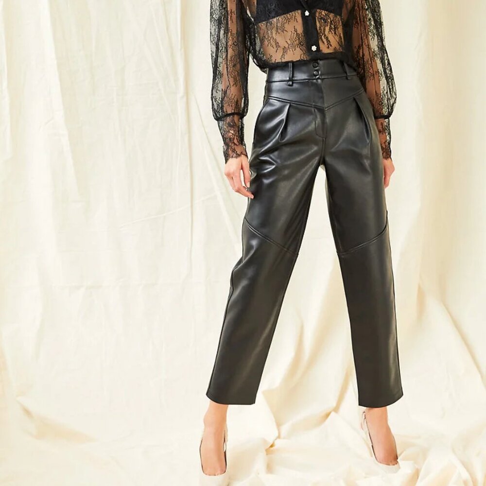 [NOT FOR SALE] NWOT Le Fou Wilfred Super High-rise Faux Leather Pants